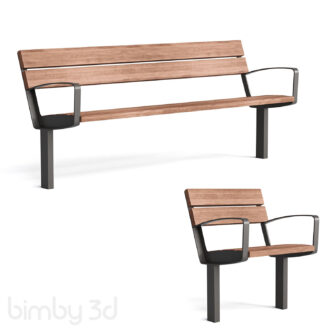 Mmcite Intervera LVR156 LVR157 outdoor park benches