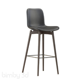 NORR11 Langue Bar Chair leather