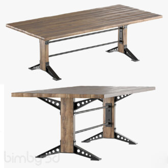 Oud eiken tafel Graz