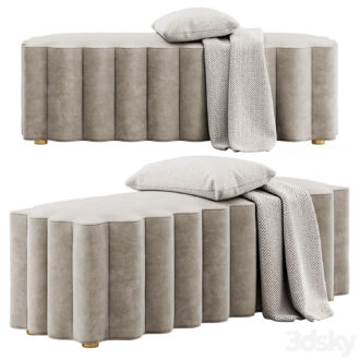 Upholstered Bench by Entryway