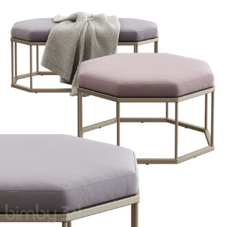 West Elm Roar+Rabbit Geo Ottoman