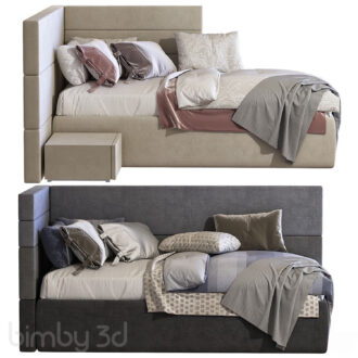 B Bed BOISERIE SET Twils 2