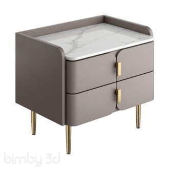 Light luxury bedside table