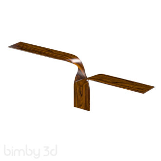 Carol Egan Hand Walnut Console