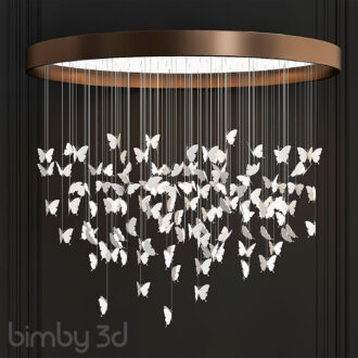 Lote mariposas Chandelier Niagara