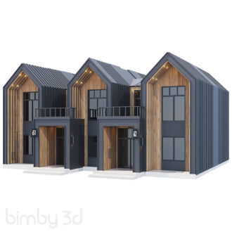 Modern Triple Townhouse