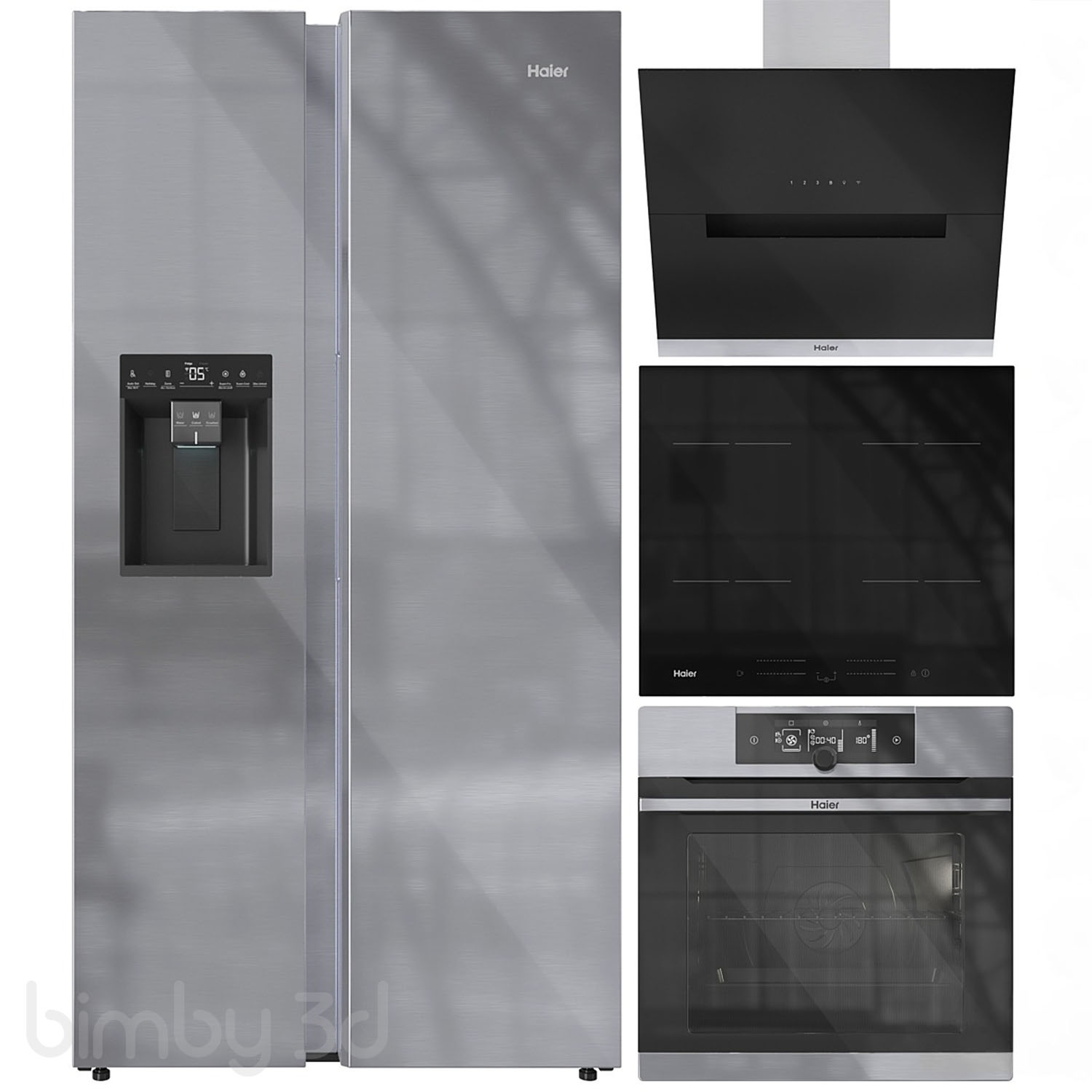 Haier Appliance Collection Set 01 2 Haier Appliance Collection Set 01 - Image 2