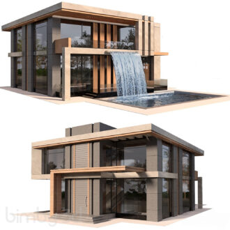 Modern Villa  Pool & Waterfall