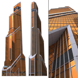 Skyscraper Mercury Tower Model in Moscow City 2013