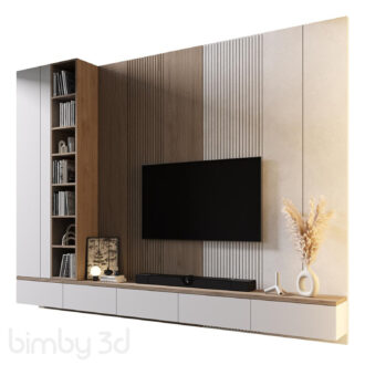 B TV wall set 0874 2