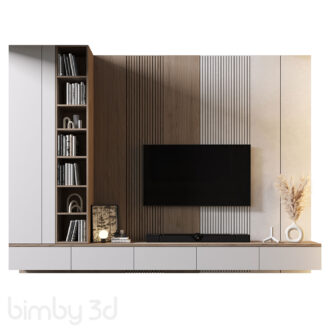 TV wall set 0874