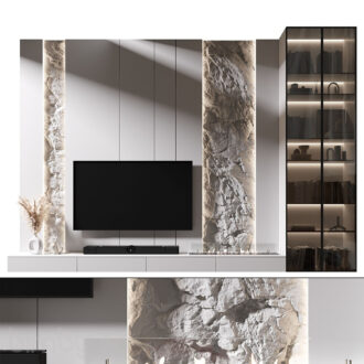 TV wall set 1801