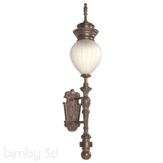 classic exterior wall light h120